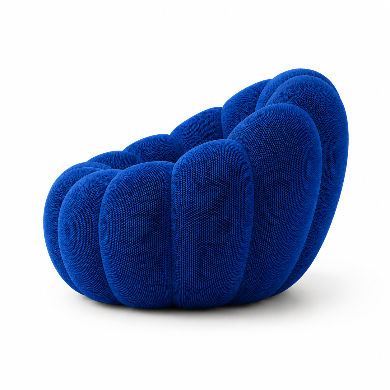 Fauteuil Bubble Bleu Saphir