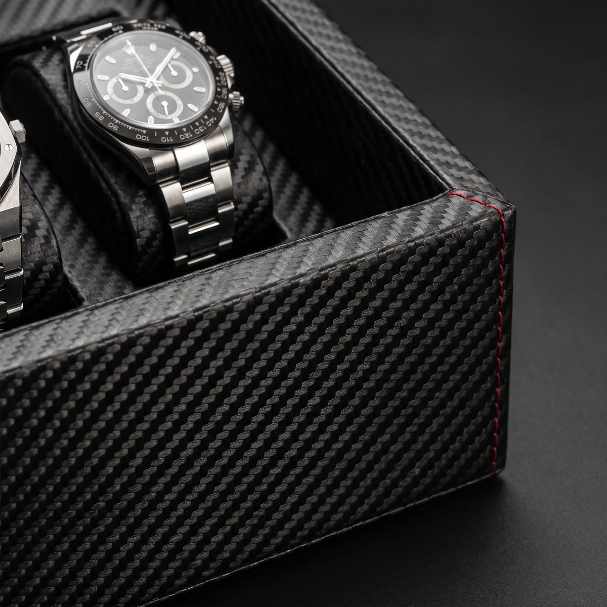 Remontoir Montre Automatique 10 Montres  Édition Master 4+6 Carbone Ardoise