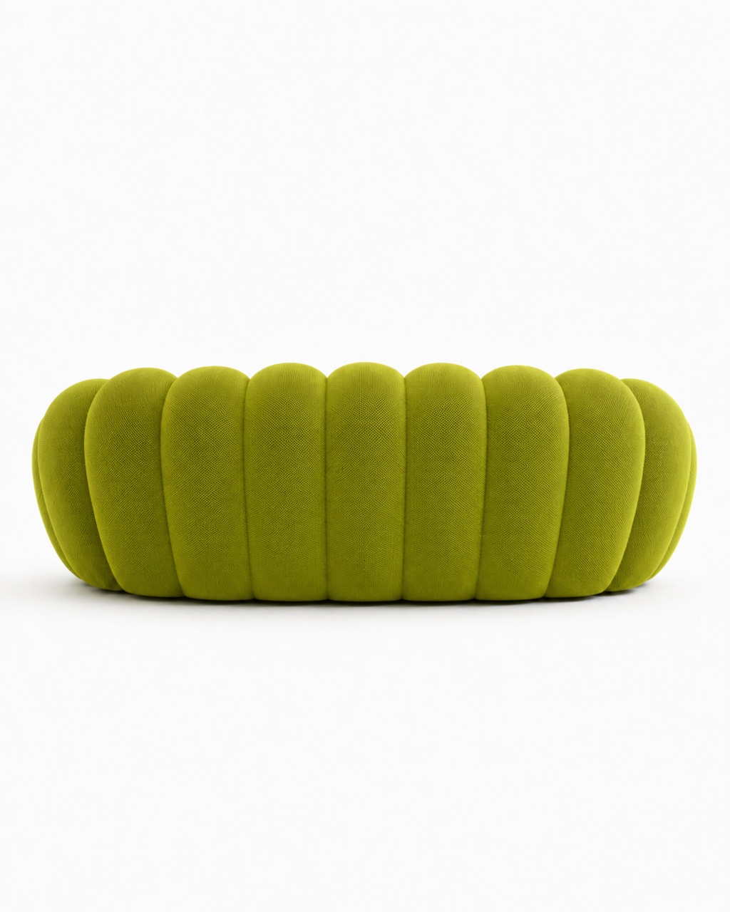 Canapé Bubble Trois Places Vert Olive