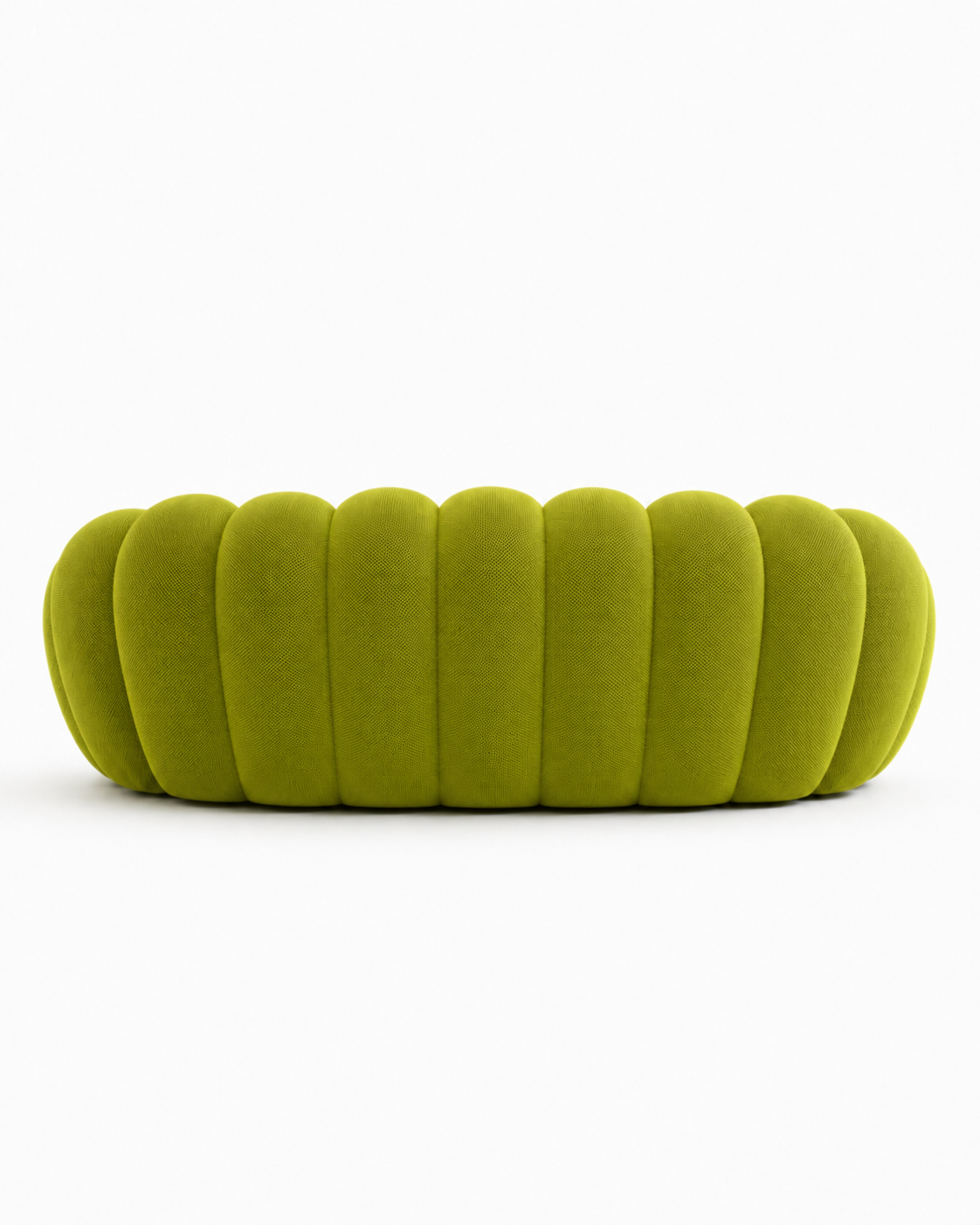 Canapé Bubble Trois Places Vert Olive