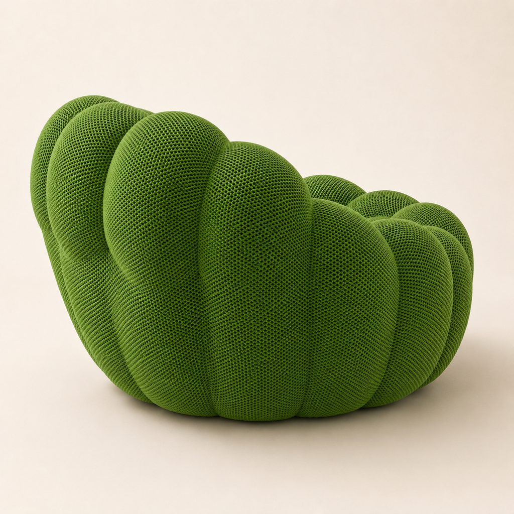 Fauteuil Bubble Vert Olive