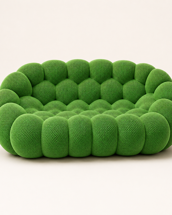 Canapé Bubble Deux Places Vert Olive